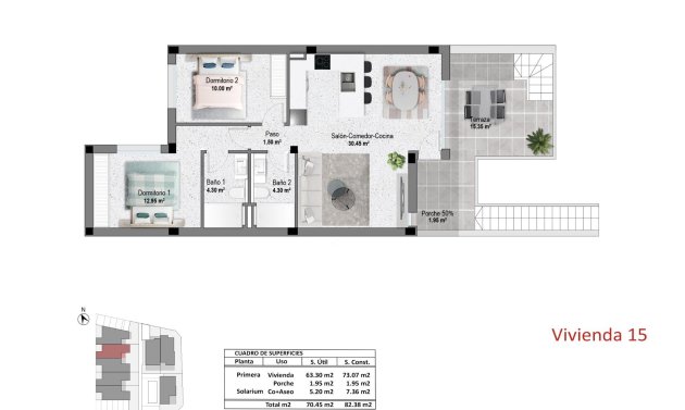Obra nueva - Bungalow -
Pilar de la Horadada - pueblo