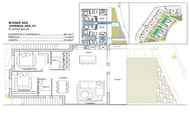 Obra nueva - Bungalow -
Torre Pacheco - Santa Rosalia Lake And Life Resort