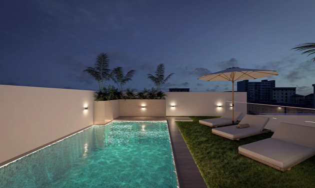 Obra nueva - Apartamento -
Torrevieja - Centro