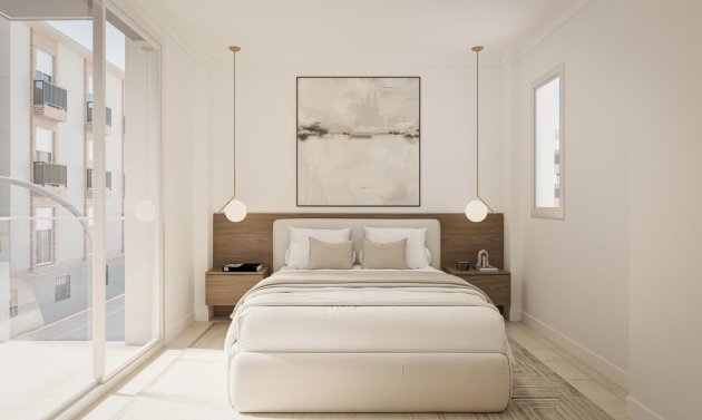 Obra nueva - Apartamento -
Torrevieja - Centro
