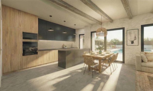 Obra nueva - Villa -
Aspe - urbanizaciones