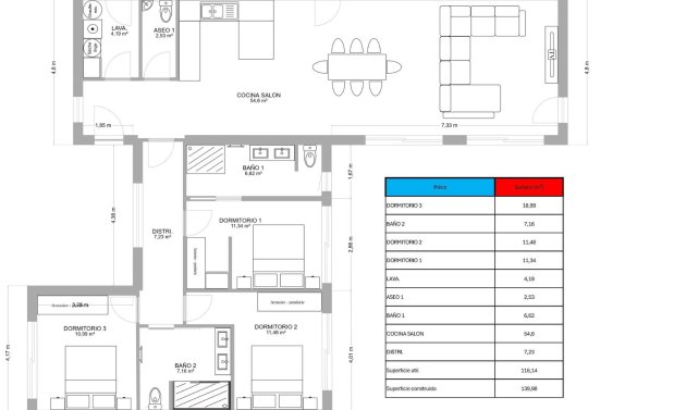 Obra nueva - Villa -
Pinoso - Casas Pastor