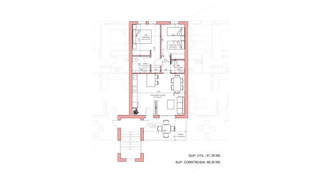 Neue Gebäude - Wohnung -
Fuente Alamo - La Pinilla
