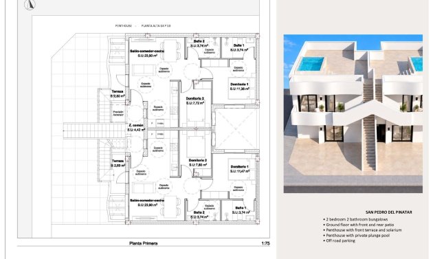 Obra nueva - Bungalow -
San Pedro del Pinatar - Los Peñascos
