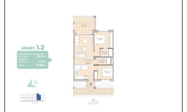 New Build - Apartment -
Los Alcázares - Serena Golf