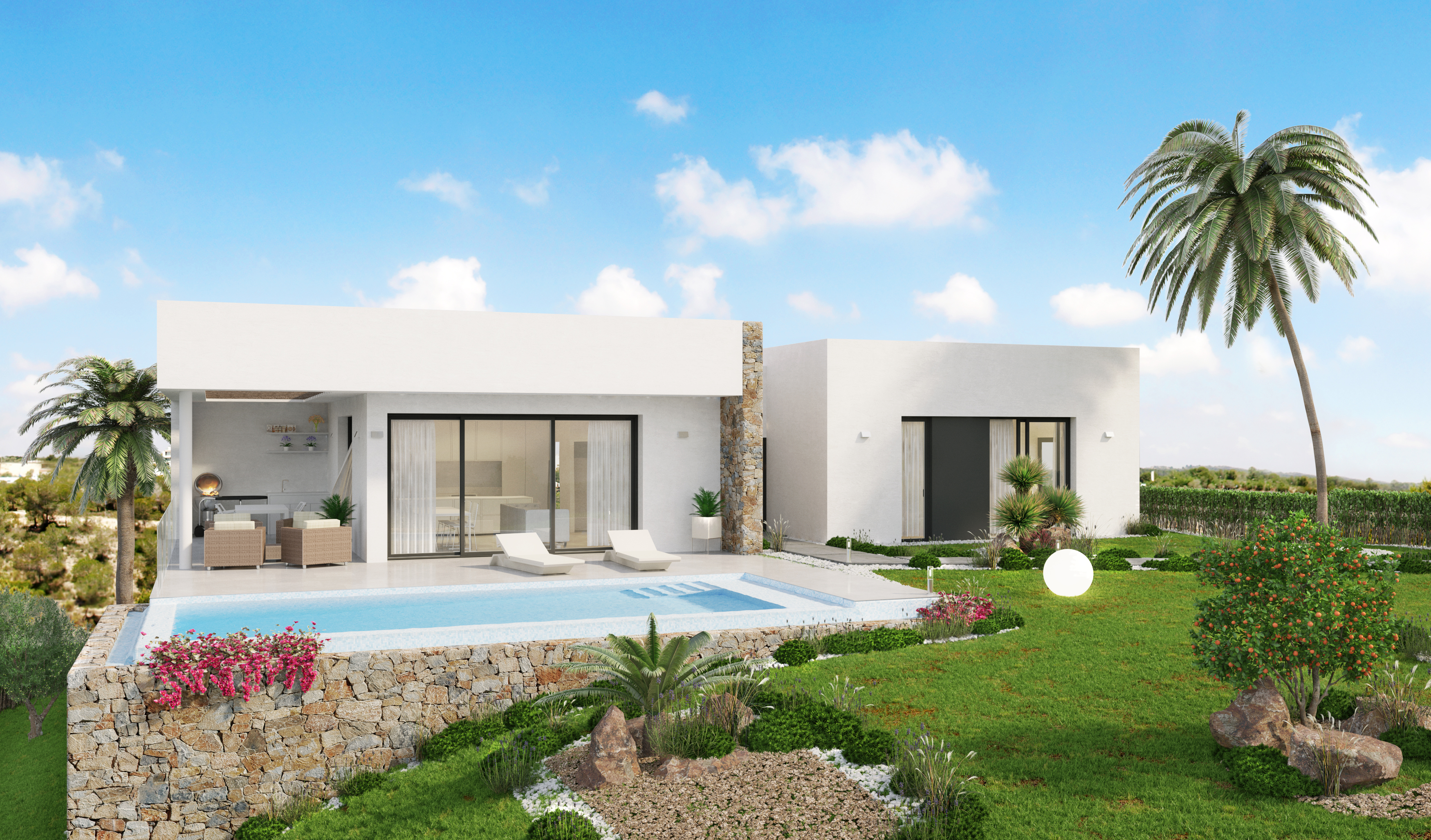 New build golf villas on Southern Costa Blanca embedded in nature.