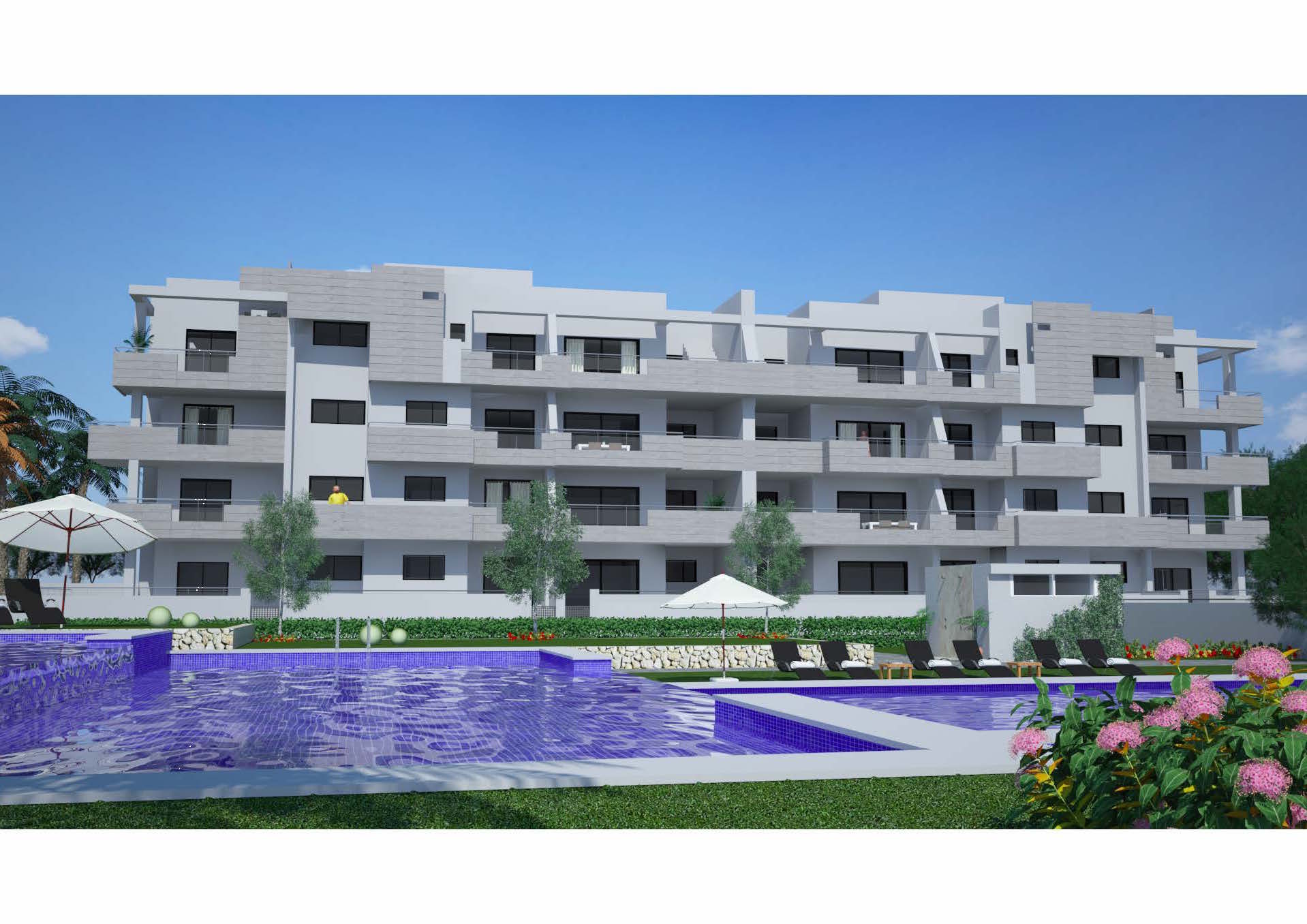 New build apartments just 1 km. from Zenia Boulevard.
